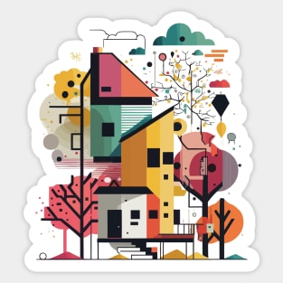 Tree Houses Sticker